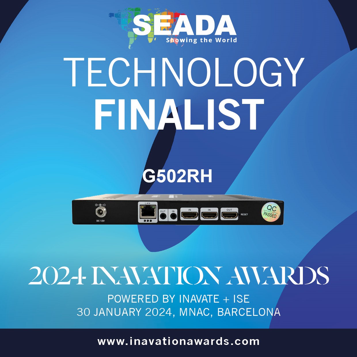 Inavation Awards 2024 Finalist! - Seada Technology